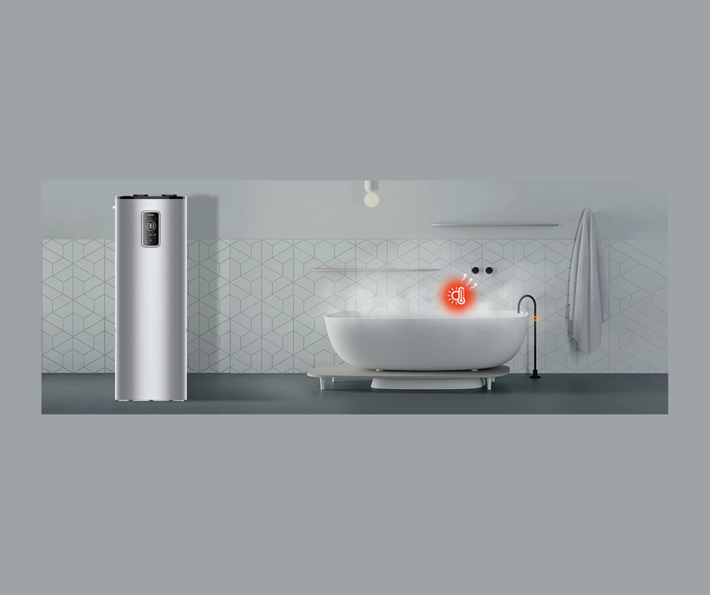 Outes Warmtepompboiler ecoTEC Master AAb21R1/300E – 300 Liter