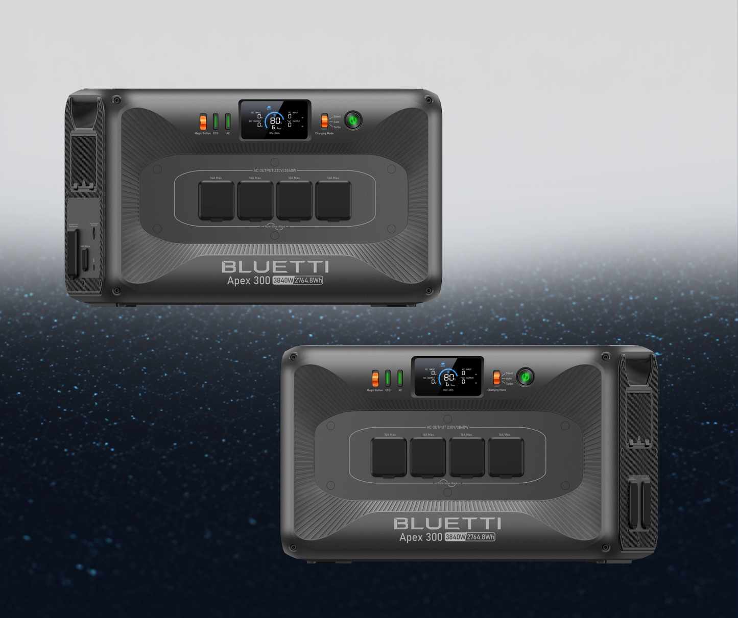 BLUETTI Apex 300 Home Battery Backup (3.8 kW / 2.7 kWh) - Modulaire draagbare powerstation