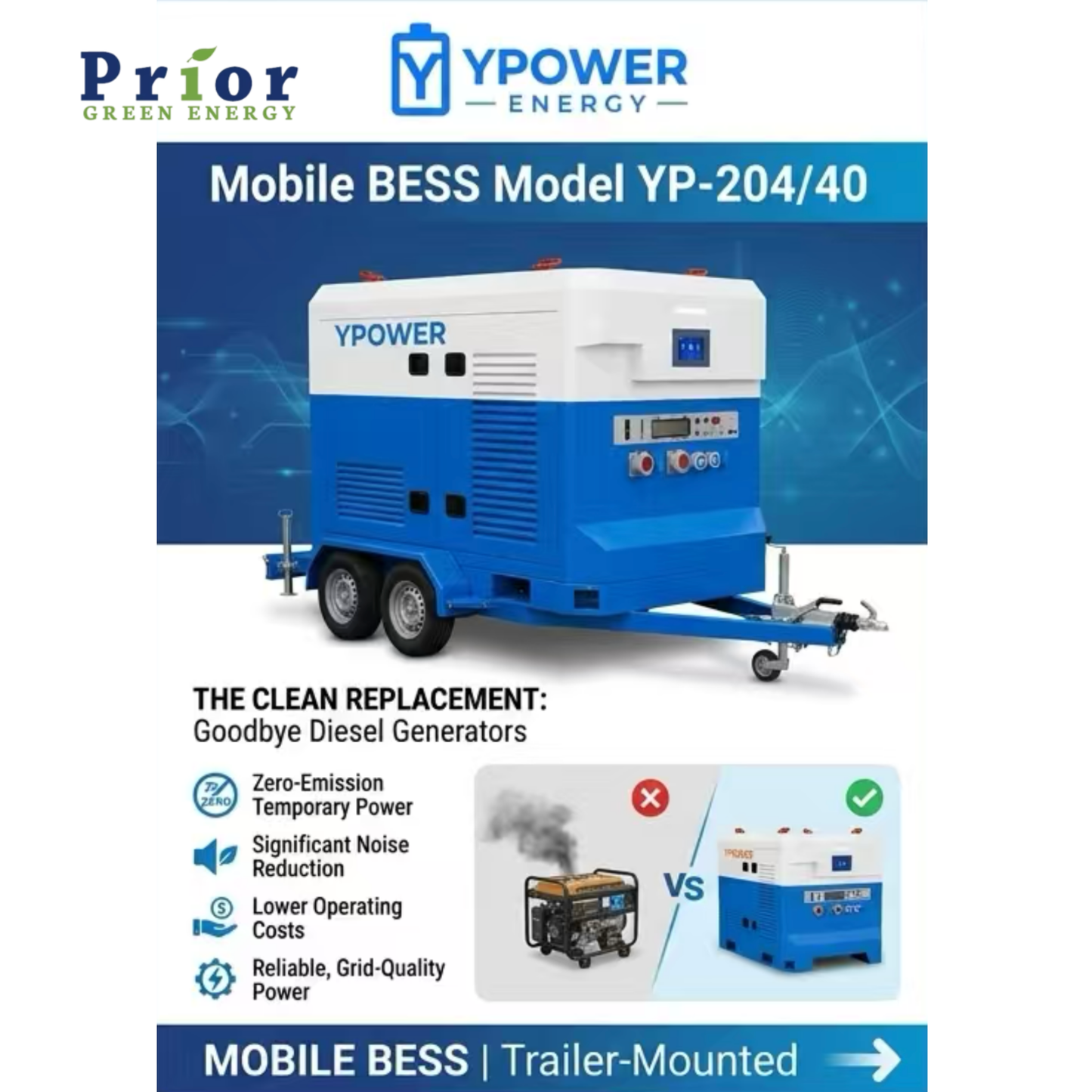 YPOWER Mobile BESS YP-204/40
